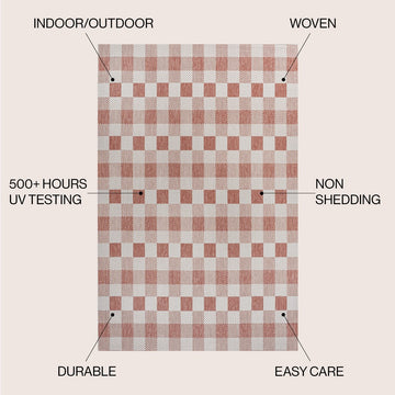 Darcy Traditional Geometric Bold Gingham Area Rug